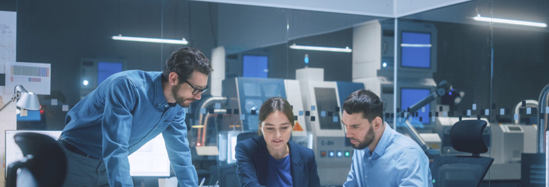 Team Discussing a there growth